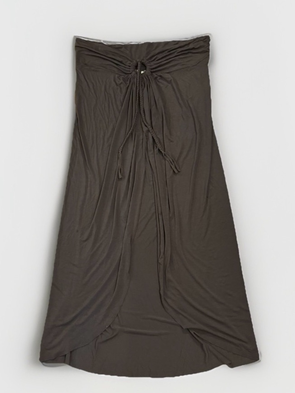 NWT Victoria’s Secret Gray Modal Midi Skirt Size Large Wrap Women’s Boho Swim